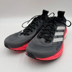 Adidas Solar Glide 3 ST Gray Signal Pink Womens Running Shoes FV7252 Size 9.5